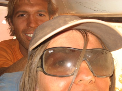 Na metade da viagem...