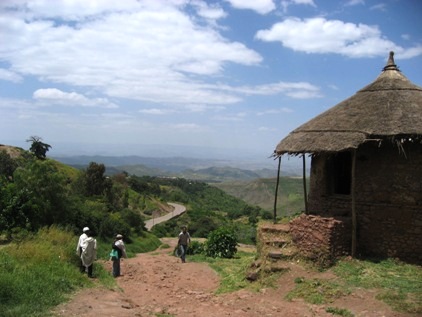 Muita tranquilidade em Lalibela