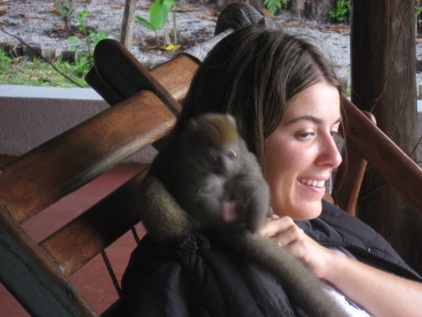 Bibi com a nova amiguinha