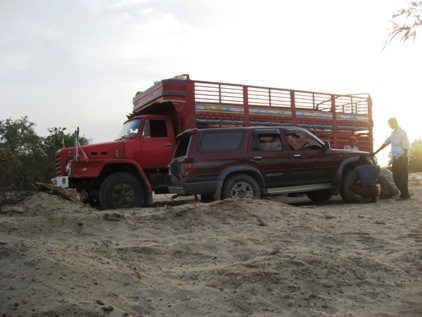 Mais um pneu que se foi...