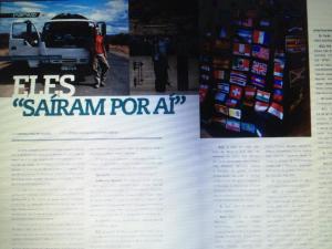 Eles saíram por aí