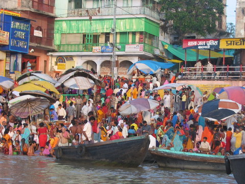 Na beira do Ganges