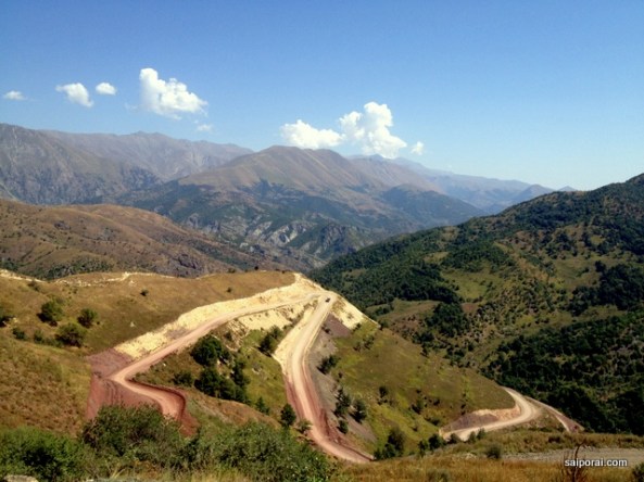 Nova estrada pelo Passe Sostk