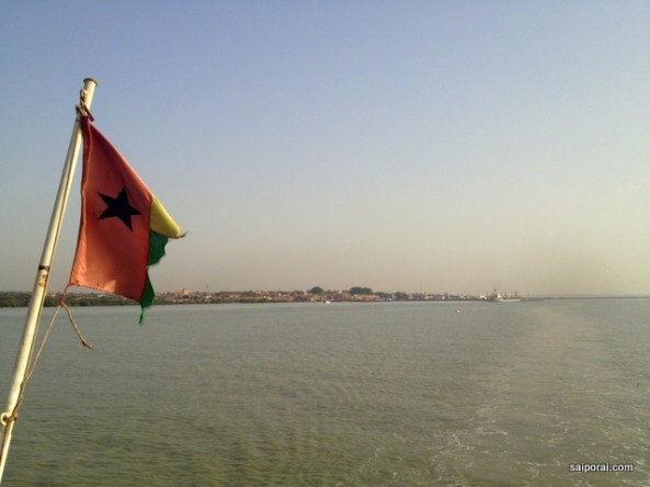 Ultima vista de Bissau