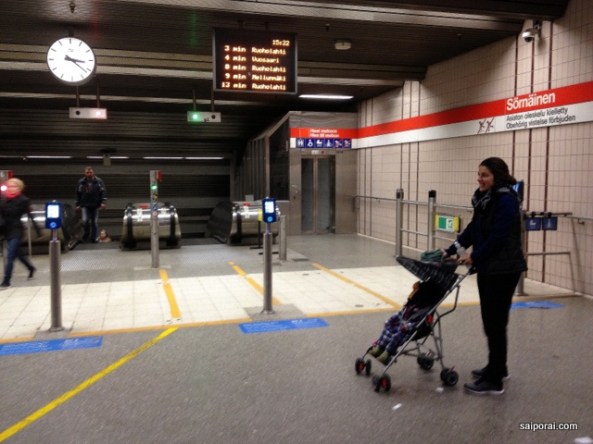 Não existem catracas no metro