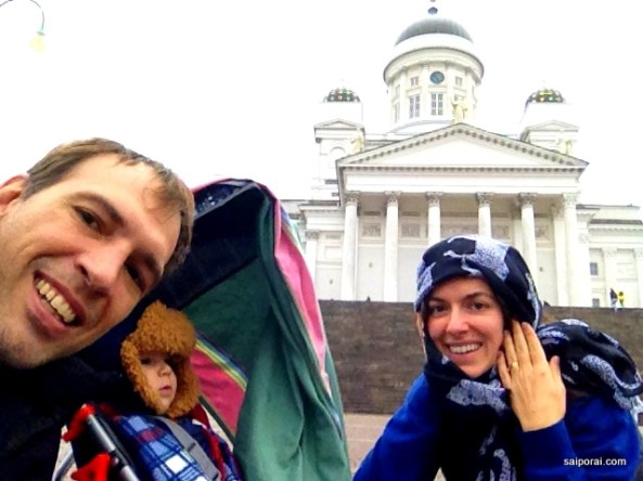 Numa tregua da chuva